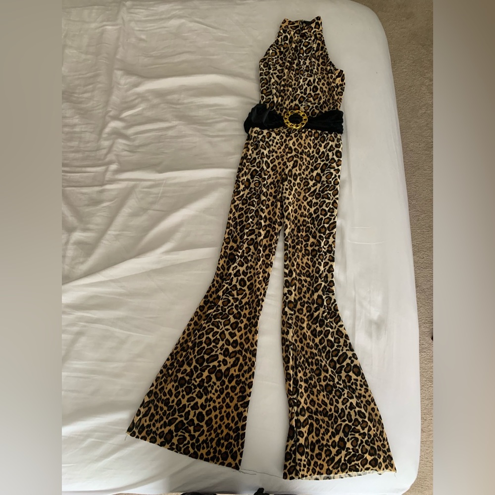 Leopard Print Dance Costume or Rave Outfit